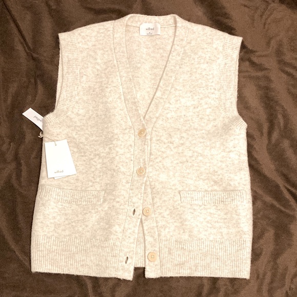 Wilfred Sweaters - NWT Wilfred Edie Vest